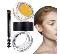 Makeup Eye Brow Pomade, Waterproof Eyebrow Cream, 1.69x1.3 Inches Highly Pigmented Design, Efficient Everyday Cosmetics, Eyebrow Product for Dating, Traveling, Girlfriend & Mother