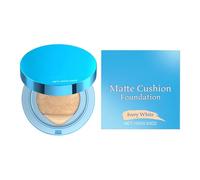 Makeup Foundation Cushion, Sweatproof Concealer Cream, Lightweight Formula Delivers Breathable Skin Coverage, Brightening Makeup Base for School, Party, Camping, Girls Daily Routine,