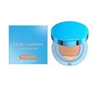 Makeup Foundation Cushion, Sweatproof Concealer Cream, Lightweight Formula Delivers Breathable Skin Coverage, Brightening Makeup Base for School, Party, Camping, Girls Daily Routine,