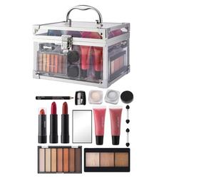 Makeup Kit Beauty, Full Eyeshadow Set, Portable Cosmetic Tool with Smooth Texture, Radiant Accessory with Modern Style, Beauty Solution for Girls Teen Women Beginners Travel Halloween 31.8g