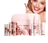 Makeup Kit per donne, set di pennelli da trucco, set di pennelli per cosmetici e donne, set completo di bellezza per -the-Go Touch Ups and Looks