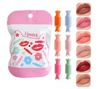 Makeup Lipstick Pills, Velvet High Pigmented Lip Sticks, Matte Candy Lip Gloss, Long-Lasting Formula, Comfortable Wear, Ideal for Dating, Shopping, Appointments