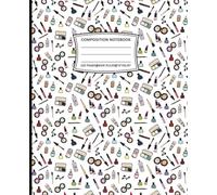 Makeup Lover Composition Notebook: 120 Page Wide Ruled Journal for Beauty Queens, Makeup Artists & Glam Girls | 7.5" x 9.25" School Notebook for ... Students, and Aspiring Beauty Influencers