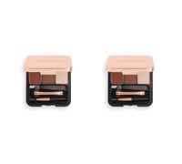 Makeup Makeup Revolution London Kit Brow Sculpt, Medium, 2.2g (Confezione da 2)