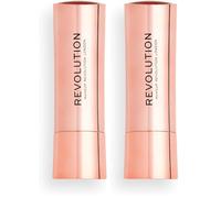 Makeup Makeup Revolution Satin Kiss Lipstick Chauffeur (Confezione da 2)