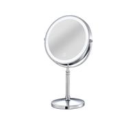 Makeup Mirror with Lights USB Rechargeable 8 Inch 3 Color Lights Two Sided 1X/10X Magnification LED
