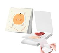 Makeup Mixing Palette Paper | 100 Sheets Gel Nail Pigment Fountain Mixing Tools | Paper Makeup Palette | for Manicure Craft Cosmetic Foundation Concealer Eyeshadow Liquid Blush DIY Salon