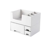 Makeup Organizer - Doppio strato Makeup Holder | Storage Rack, Brush Holder Organizer, for Lipsticks Pallets Jewelry Perfume Erasers Pencils Desk Counter Table