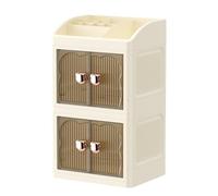 Makeup Organizer for Vanity, Stackable 3 Tier Storage Stand, Multi Functional Organizer with Perfume, Skincare Compartments, Cosmetic Storage Solution for Desk Girls Women Home Bedroom