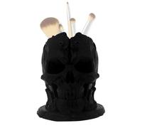 Makeup Organizer, Spooky Skull Container, 3,9 x 3,62 x 3,31 pollici Gothic
