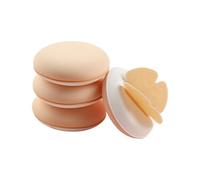 Makeup Powder Puff, Foundation Beauty Sponge, Round Cosmetic Tool, Skin-Friendly Soft Texture Easy to Clean Reusable Lightweight Portable for Women, Skin Color