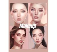 Makeup Practice Book: Perfect for Makeup Artists, Students, and Beauty Lovers. 50 Diverse Female Faces