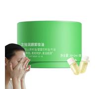 Makeup Remover Oil Cleanser, Reusable Pill Design Deep Cleansing Oil, 3,35 x 3,35 x 3,35 pollici Gentle Melting Liquid, Compact Makeup Removers for All Skin Types