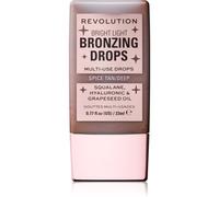 Makeup Revolution Bright Light Bronzing Drops bronzer liquido colore Deep Bronze Spice 23 ml
