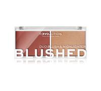 Makeup Revolution Color Play Duo Palette Blush e illuminanti Kindness 5,8g - Palette di ombretti