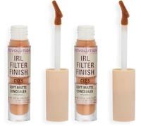 Makeup Revolution, correttore IRL Filter Finish, copertura media o totale, C20, 6g (Confezione da 2)