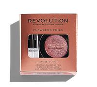 Makeup Revolution Flawless Foils Vegano Set Primer Ombretti 2 ml + Palette Ombretti Rose Gold - Set palette e primer