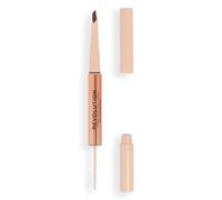 Makeup Revolution Fluffy Brow Filter Duo matita per sopracciglia a doppia punta per fissare e modellare colore Medium Brown 0.12 g