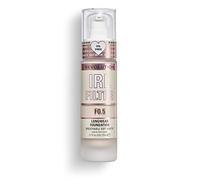 Makeup Revolution, Fondotinta a lunga tenuta con filtro IRL, copertura da media a completa, F0.5, 23 ml
