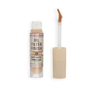 Makeup Revolution, IRL Filter Finish, Morbido correttore opaco, copertura da media a totale, C8, tonalità della pelle da media a abbronzata, 6g