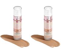 Makeup Revolution, IRL Filter Longwear Foundation, Medium to Full Coverage, F10, 23ml (Confezione da 2)