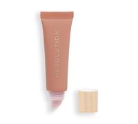 Makeup Revolution, Juicy Peptide Lip Balm, Hydrating Lip Balm with Sheer Colour, Infused with Vitamin E & Peptides, Nude Peach, 8ml