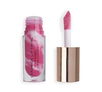 Makeup Revolution, Lip Swirl Ceramide Gloss, Lucidalabbra, Rosa Bacca, 4,5 ml