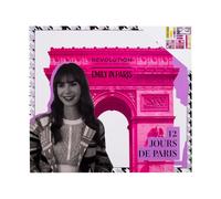 Makeup Revolution London Emily In Paris 12 Jours De Paris Advent Calendar 1Pc Eyeshadow 3 Pcs + Mascara + Make-Up Sponge + Fixing Spray + Lipstick 2 Pcs + Primer Base + Lashes 1 Pair + Lip Liiner 2 Pc