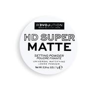 MakeUp Revolution Polvere - HD Super Matte Setting Powder, trasparente, opaco, pressato, polvere per trucco, nuovo