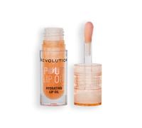 Makeup revolution Pout, Vegan, Glossy, Olio Labbra, Miele Shimmer, 4 ml