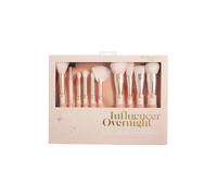 Makeup Revolution PRO x Influencer Overnight Full Beat Brush Set & Roll - Set Pennelli