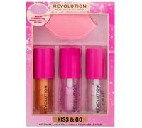 Makeup Revolution Set oli labbra Kiss & Go - Olio labbra