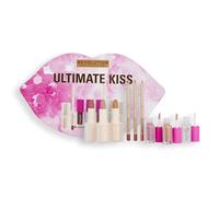 Makeup Revolution Set Regalo Bacio Finale, Gloss Labbra, Rossetti e Matite Labbra Incluse, 9 Prodotti in Totale