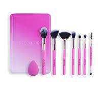 Makeup Revolution Set Regalo Editing Pennelli, 7 Pennelli per Occhi, Highlighter e Viso, 1 Spugna per il Blending, 8 Prodotti Inclusi
