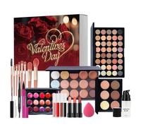 Makeup Set for Valentines Day | Sensitive Skin Long Lasting Makeup Kit | Lipstick and Eye Shadow Palette for Beginners | Beauty Gift Set for Mother Friends Sisters Wife Dating Gathering Commuting