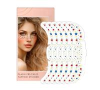 Makeup Speckles Waterproof Glitter Stickers, Makeup Patches, Gentle Adhesive Facial Decor Versatile Use For Stage Performance Parties Women Girls