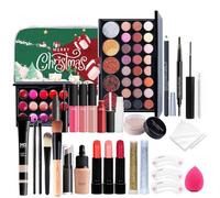 Makeup Starter Bundle, Long Lasting Waterproof Makeup Set, Christmas Makeup Kit, Cosmetic Supplies with Storage Box, All in Makeup Kit, Multifunctional Makeup Bundle