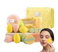 Makeup Tool Pack, cosmetico spugna applicatore, 5,5 cm, 4,6 cm, 1,77 cm, kit di per bambini, portatile, organizer da viaggio per bambini, velluto, ABS