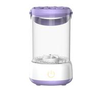Makeup Tool Washer Portable - Automatic Brushes Cleaning Machine, High-Speed Rotating Bath Cup for Hygienic Renewal Dry Ready Cosmetics Gear, Lightweight Gadget | Professional Women Beauty Counter