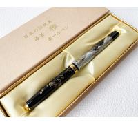 Maki-E Urushi Laccato Makie Penna a Sfera Yamanaka Laccato Mt.Fuji Giappone