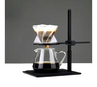 Makidar Stazione per caffè versato Supporto per gocciolatore di caffè Supporto per filtro di caffè regolabile