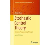 Makiko Nisio Stochastic Control Theory (Tascabile)