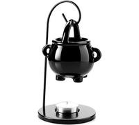 Makimoo Bruciatore a olio a forma di calderone pagano da appendere, diffusore di aromi con manico, per fragranze essenziali, elemento decorativo per la casa delle streghe incantevoli.