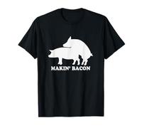 makin pancetta t-shirt maiale pancetta camicia maialini Maglietta