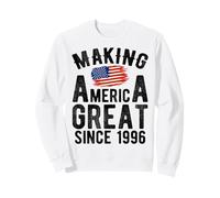 Making America Great Since 1996 30 Anni Compleanno Felpa