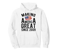 Making America Great Since 2009 17 Anni Ragazzi Ragazze Felpa con Cappuccio
