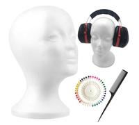 Making Hair Travel Styling Salon Drying Hats Hairpieces Style | Wig Head | Foam Mannequin Stand Holder | Cosmetics Display Stand Wig Head Support Makeup Artist|Professional Cosmetics Display Stands |