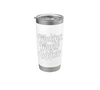 Making Magic Happen Bicchiere termico in acciaio inox doppia parete
