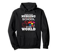 Making Nation Nursing School Nurses Funny Nurse Felpa con Cappuccio