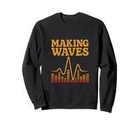 Making Sound Waves Beats Beat Makers Produttore Musicale Felpa